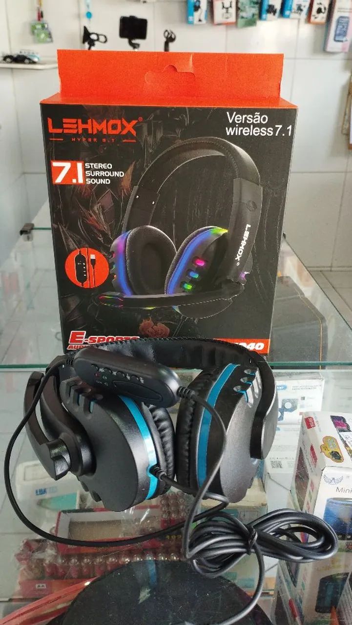 Headset Gamer Lehmox Hyper G.T. Lef-1040 7.1 Wireless - Foto 2
