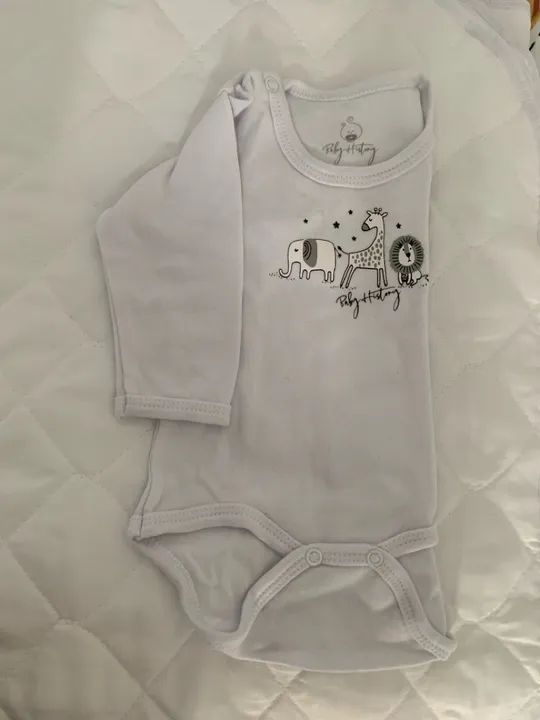 Body Bebê Manga Longa - Safari