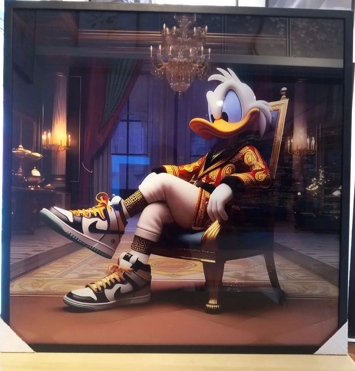 Quadro Decorativo Donald Duck Tio Patinhas 80x80
