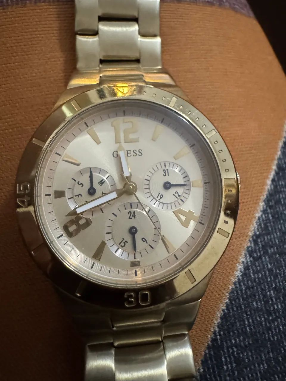 Relógio Guess Feminino Aço Dourado ORIGINAL 