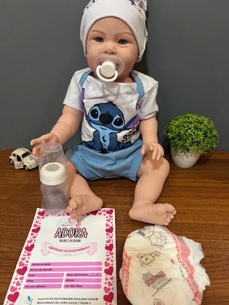 bebe reborn roupa stitch Brinquedos e Jogos Pitanguinha