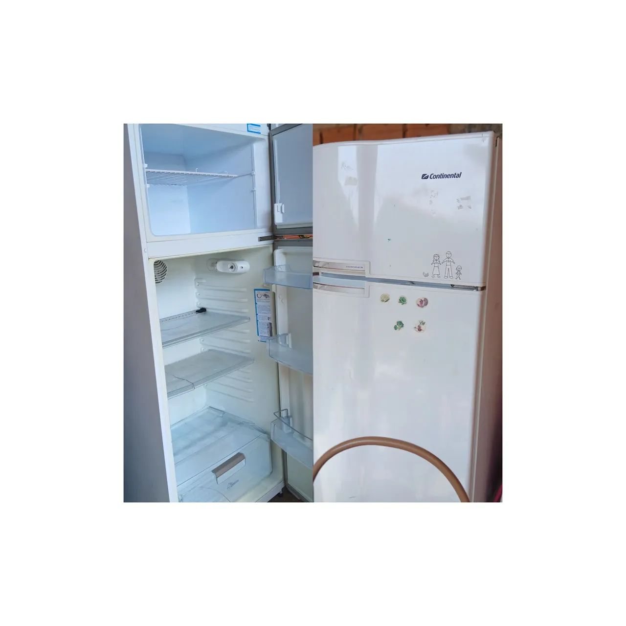 Geladeira Continental Duplex não é frosfree