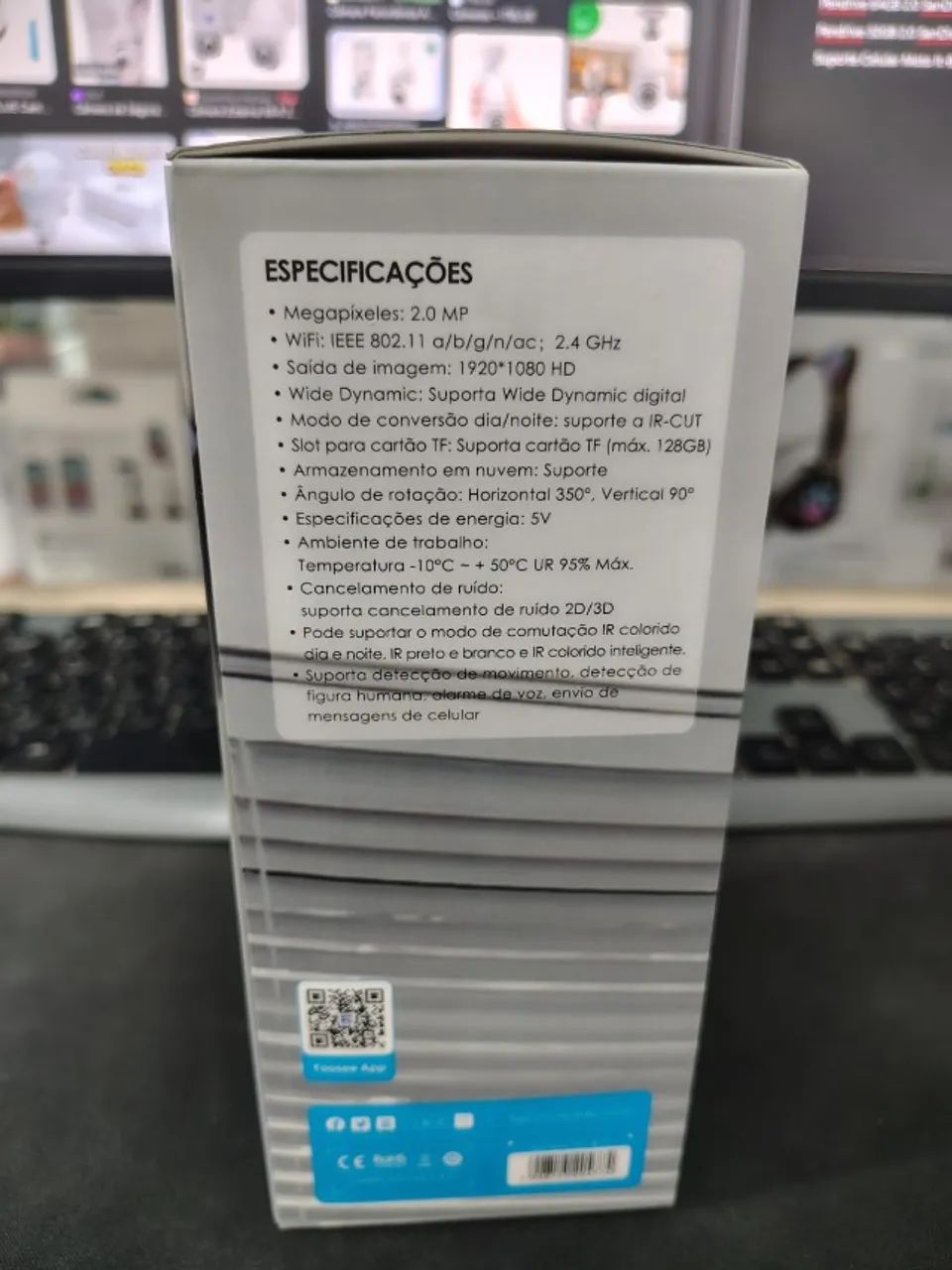 Câmera Lâmpada Segurança YOOSEE It-blue SC-B17 - Foto 2