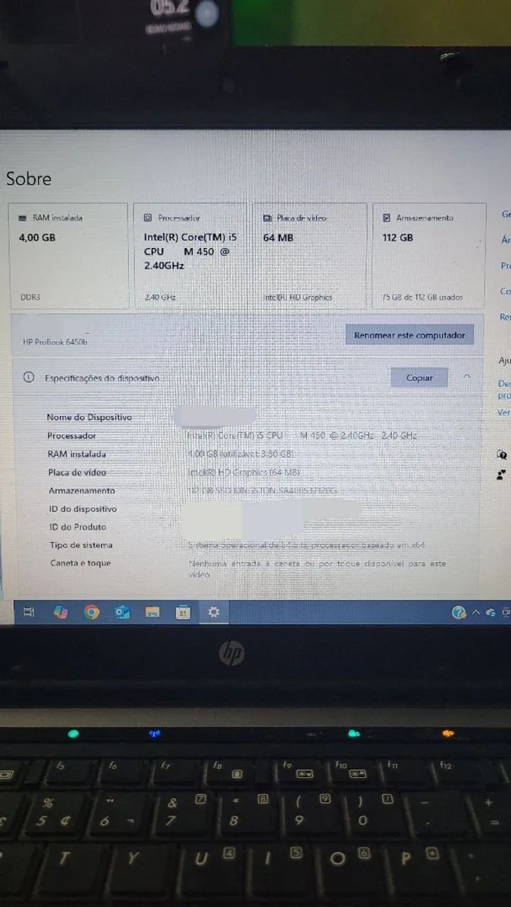 Notebook HP ProBook 6450b - Foto 4