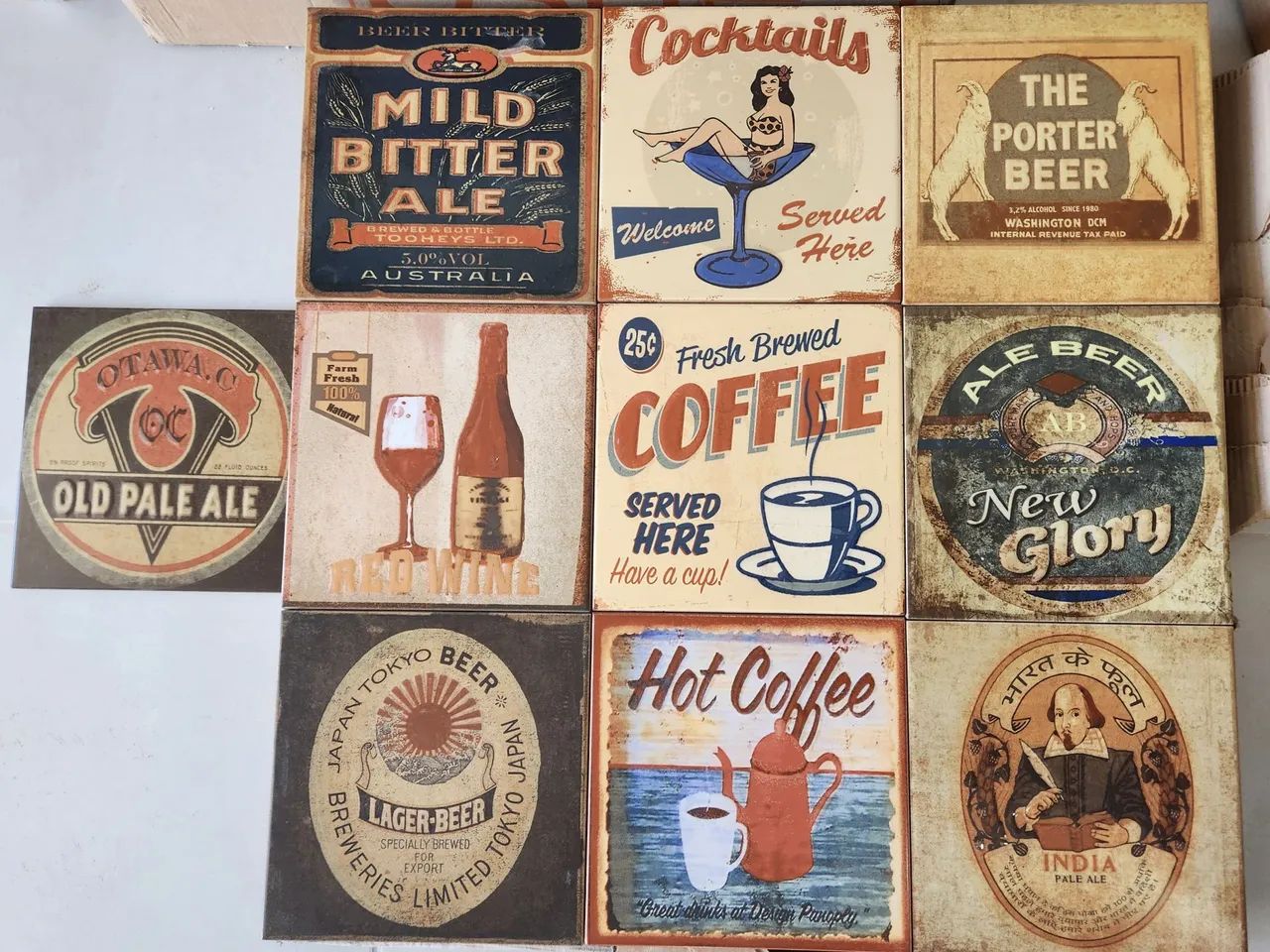 Revestimento decorativo Gabriella 10 Pçs