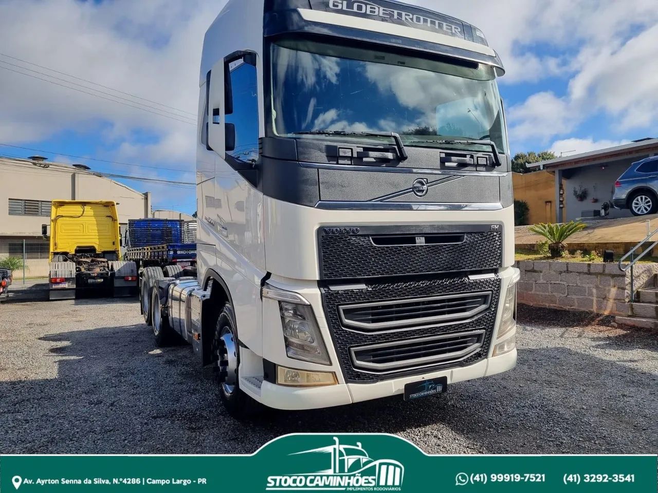 Volvo FH 500 Globetrotter, 6x2T, ano 2018, cambio automático, impecavel