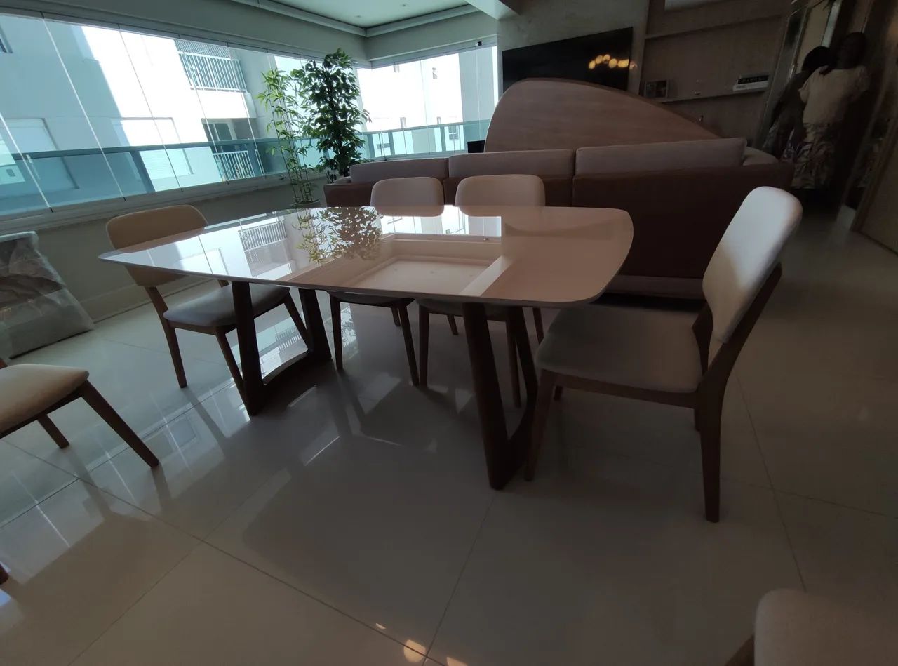Mesa de jantar nova de madeira  - Foto 5