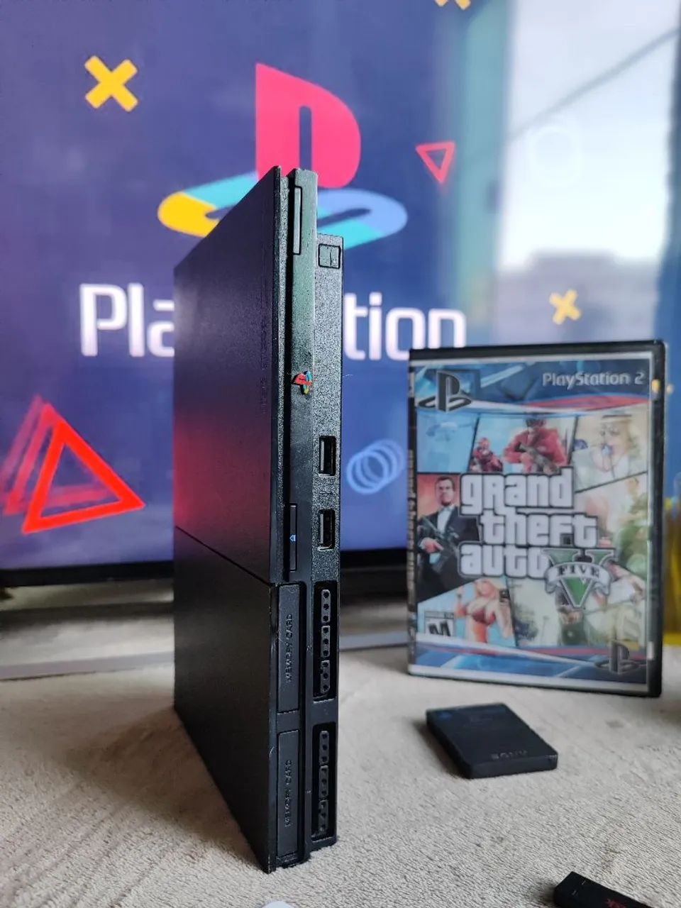 Play 2, Playstation 2 com mais de 100 jogos, praticamente novo(faço envio e aceito cartão) - Foto 3