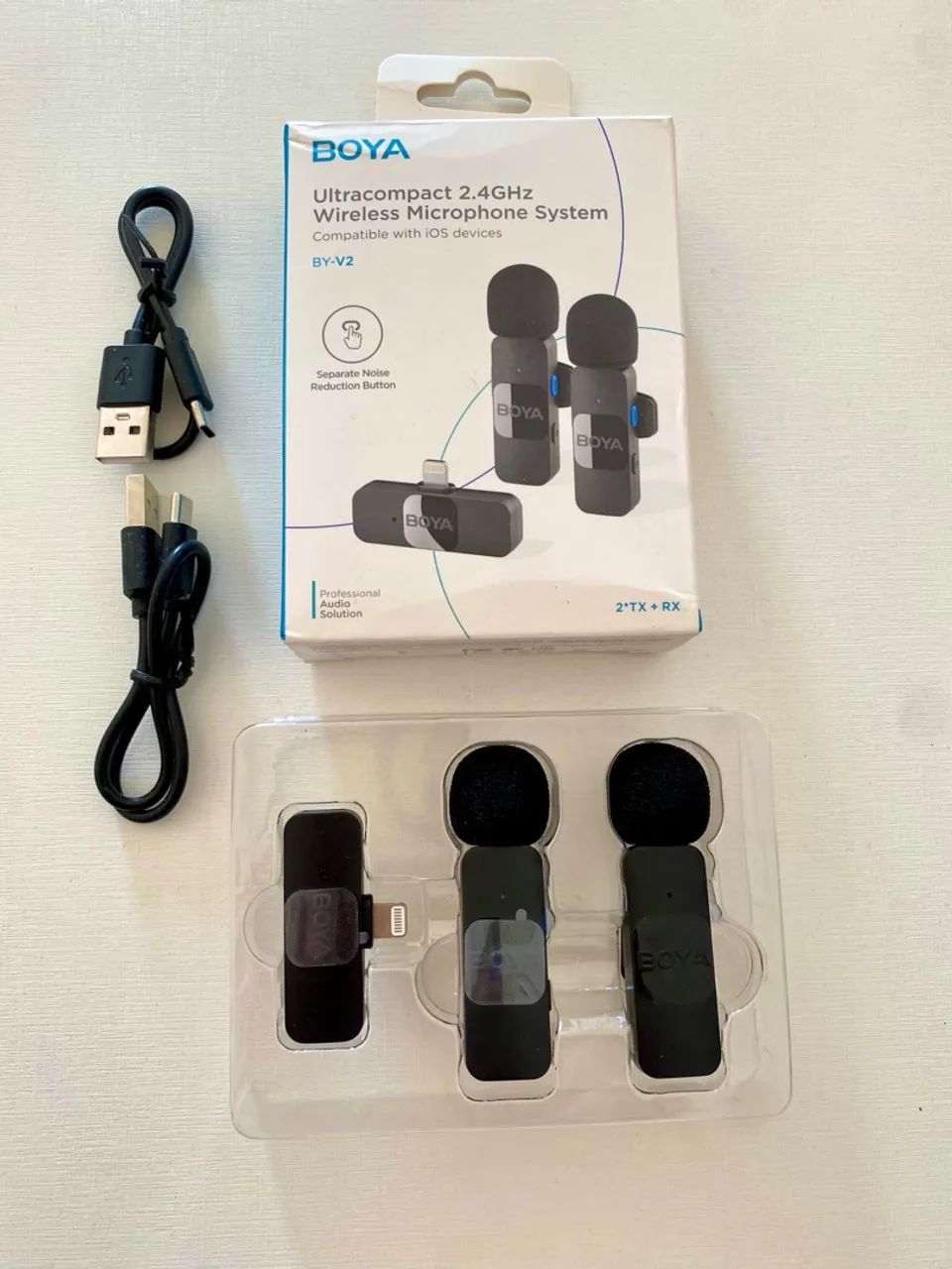 Microfones Boya By-v2 - Novinhos - Foto 2