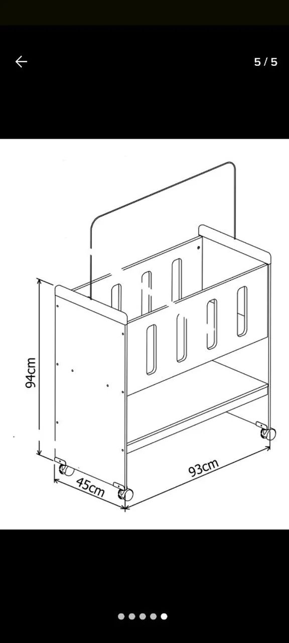 Mini Berço Relker Branco com Colchão - Nunca usado - Foto 3