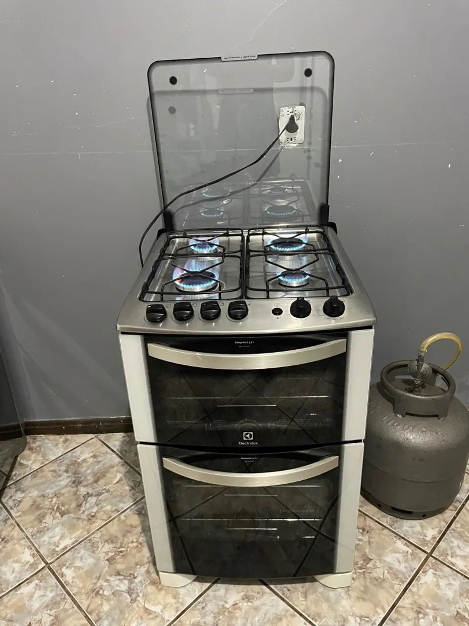 Fogão Electrolux 4 Bocas 2 fornos 