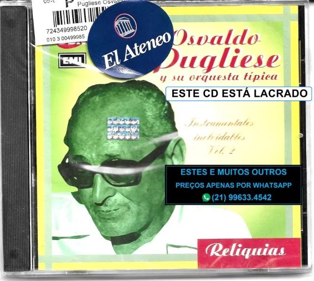 2 Cds do Osvaldo Pugliese -  pianista argentino - Foto 2