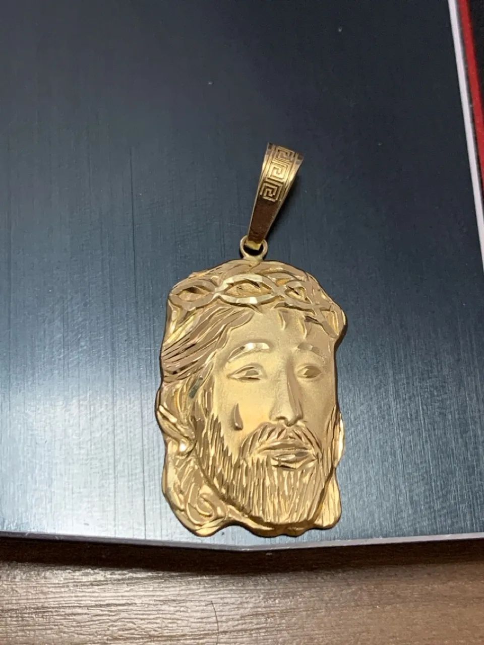 Pingente de Jesus Cristo OURO 18K - Foto 2