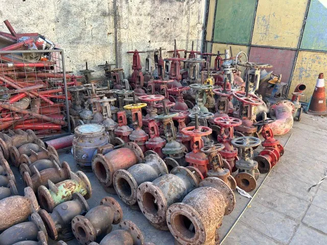 Válvulas de aço carbono e ferro fundido