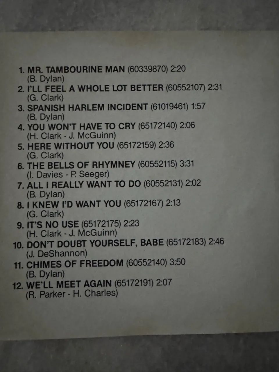 THE BYRDS - MR TAMBOURINE MAN - Foto 2