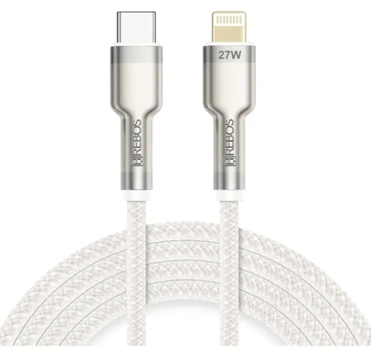 Cabo USB-C para iPhone 27W - Hrebos - 1 metro - Foto 6