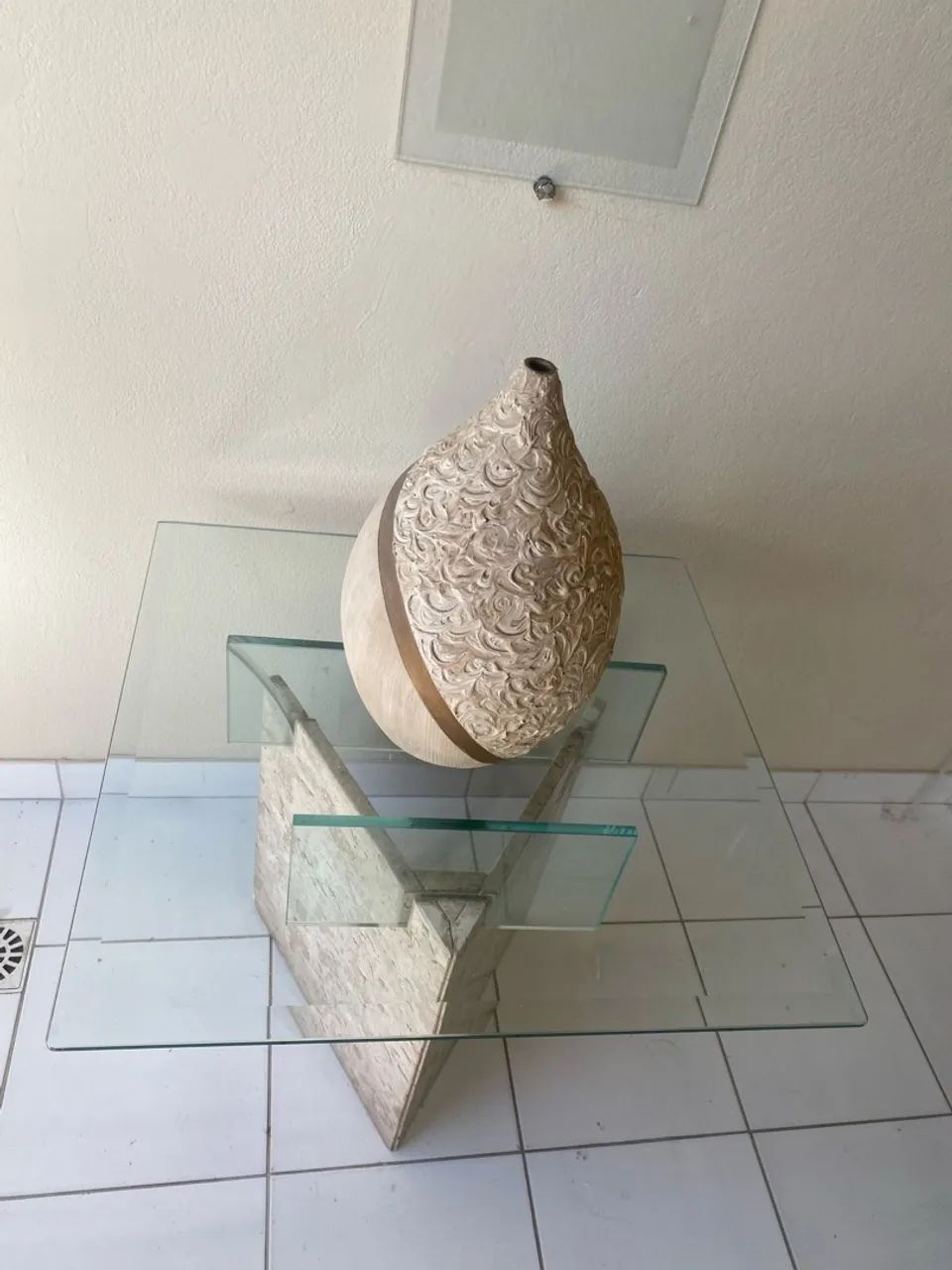 Mesa de centro ou canto  de Vidro  - Foto 4