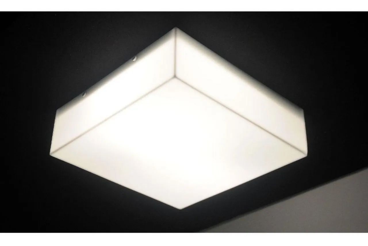 Luminária de teto Quadrada Acrílico  - Foto 2