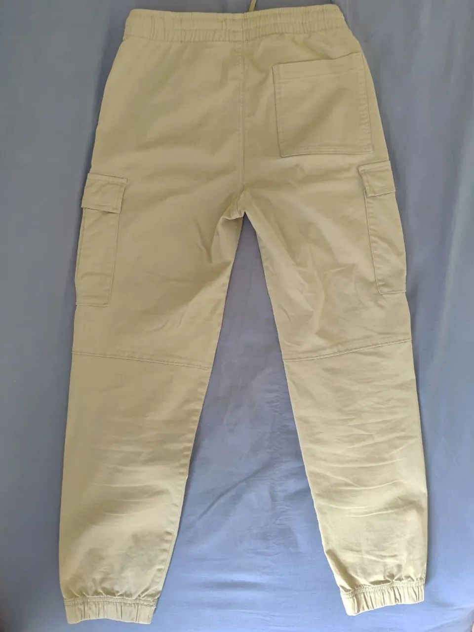 Calça Cargo Jogger Unisex Bege Lefties - Foto 4
