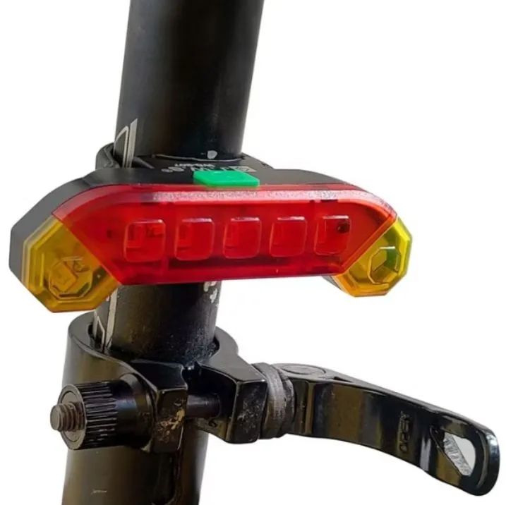 Lanterna Traseira para Bicicleta Recarregável USB - Foto 2