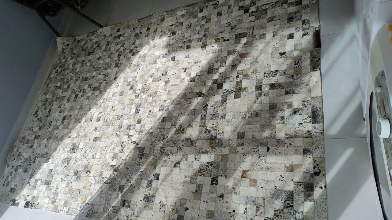 Tapete de Couro Patchwork 2,00 x 3,00 - Foto 2