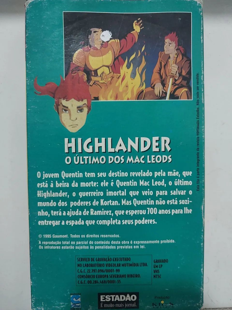 FITA VHS HIGHLANDER 1995 - Foto 2