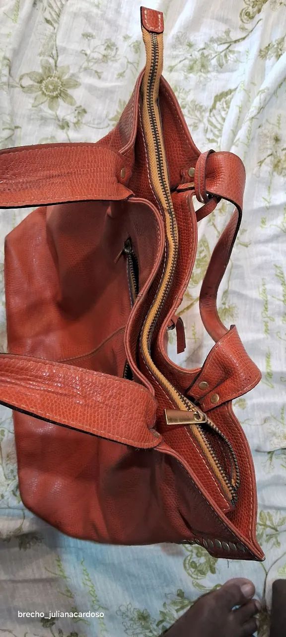 Bolsa Amarelle de couro - Foto 3