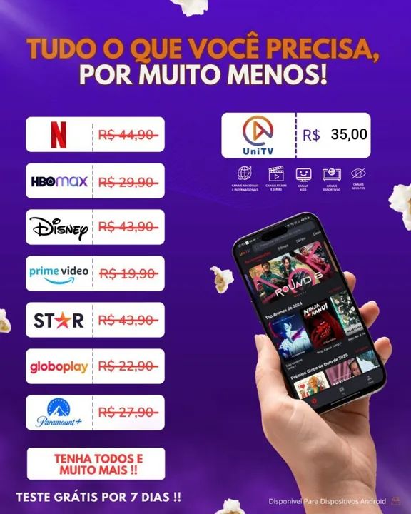 Assinaturas de Streaming - Tenha acesso a tudo por um preço único!