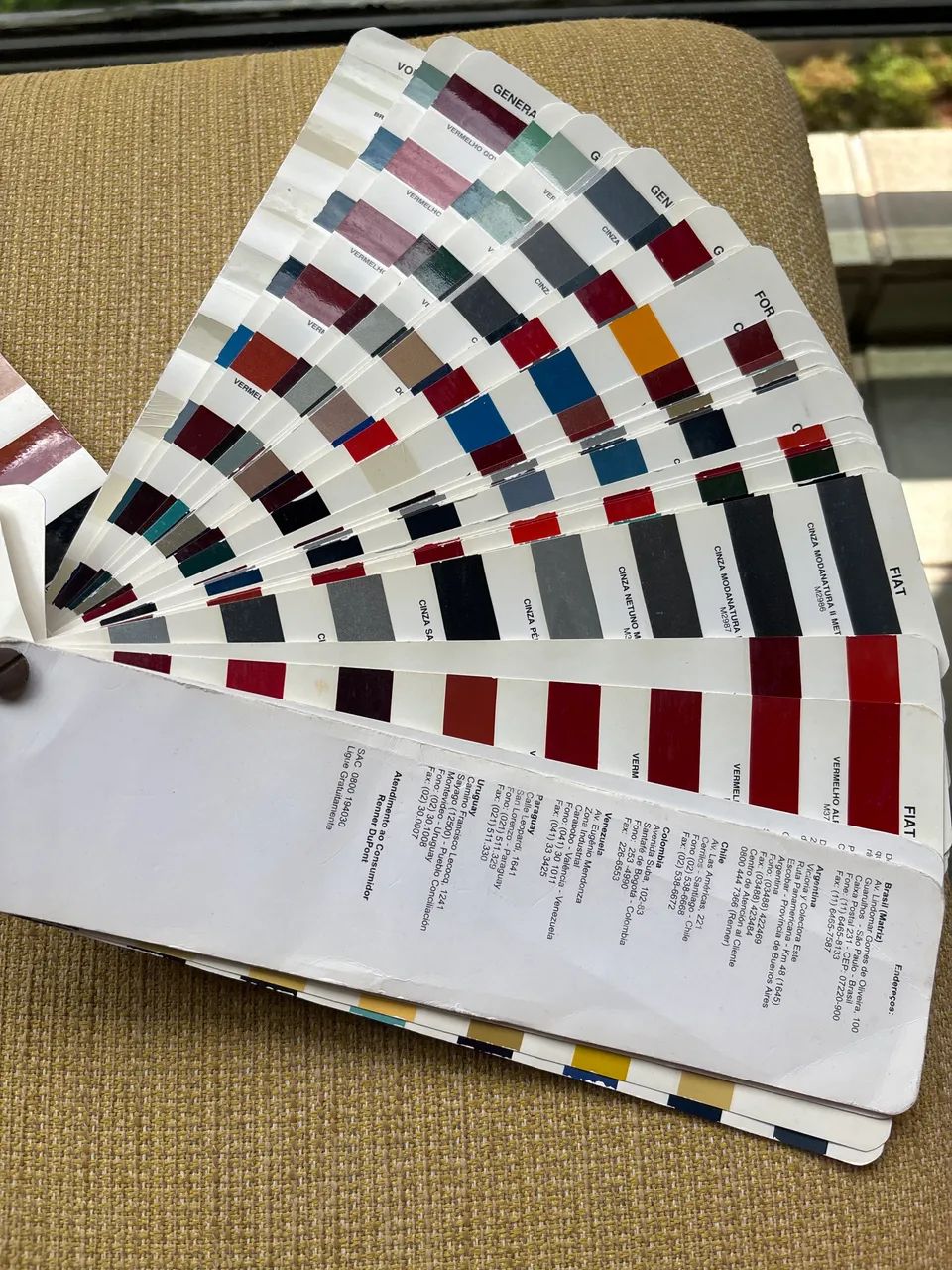 Catálogo de tintas automotivas  1996 - Foto 2