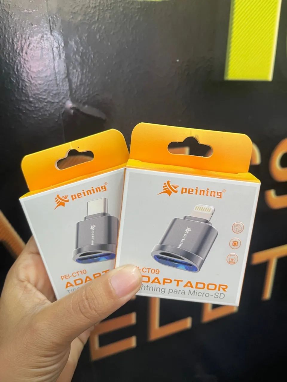 Adaptador Peining para Micro-SD - Diversos Modellos iPhone e tipo C