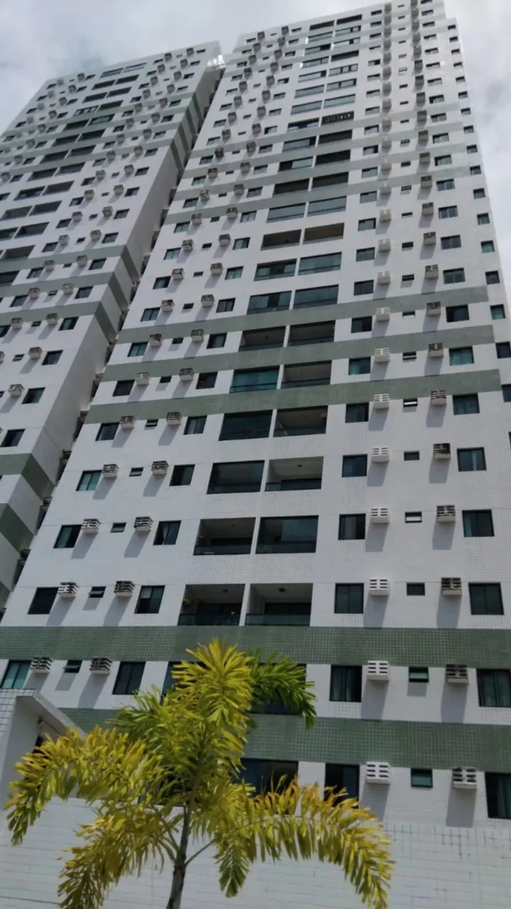 (NJ) Imóvel de 80m2 | 3 Quartos | 2 Vagas | Nascente | Andar Alto | 3 WC Sociais | Recife
