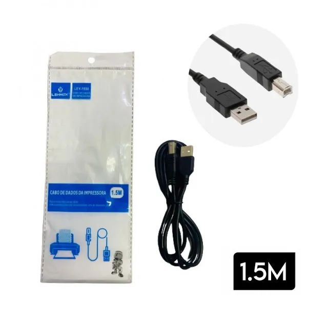 Cabo Usb para Impressora 1,5m Lehmox64166973794689120