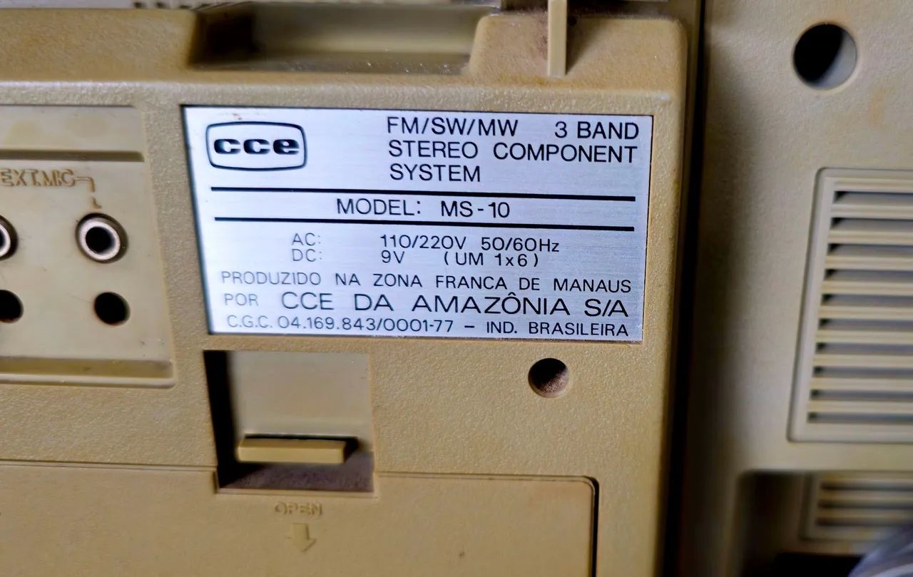 Rádio CCE MS10 anos 80 - Foto 5