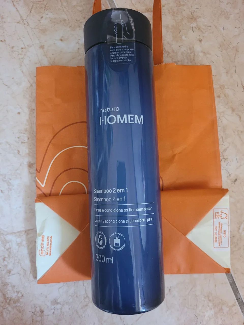 Shampoo Natura Homem 2 em 1