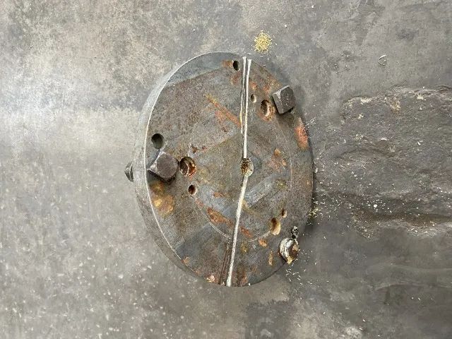 Placa 4 castanhas para mesa centro de usinagem/fresa - Foto 3