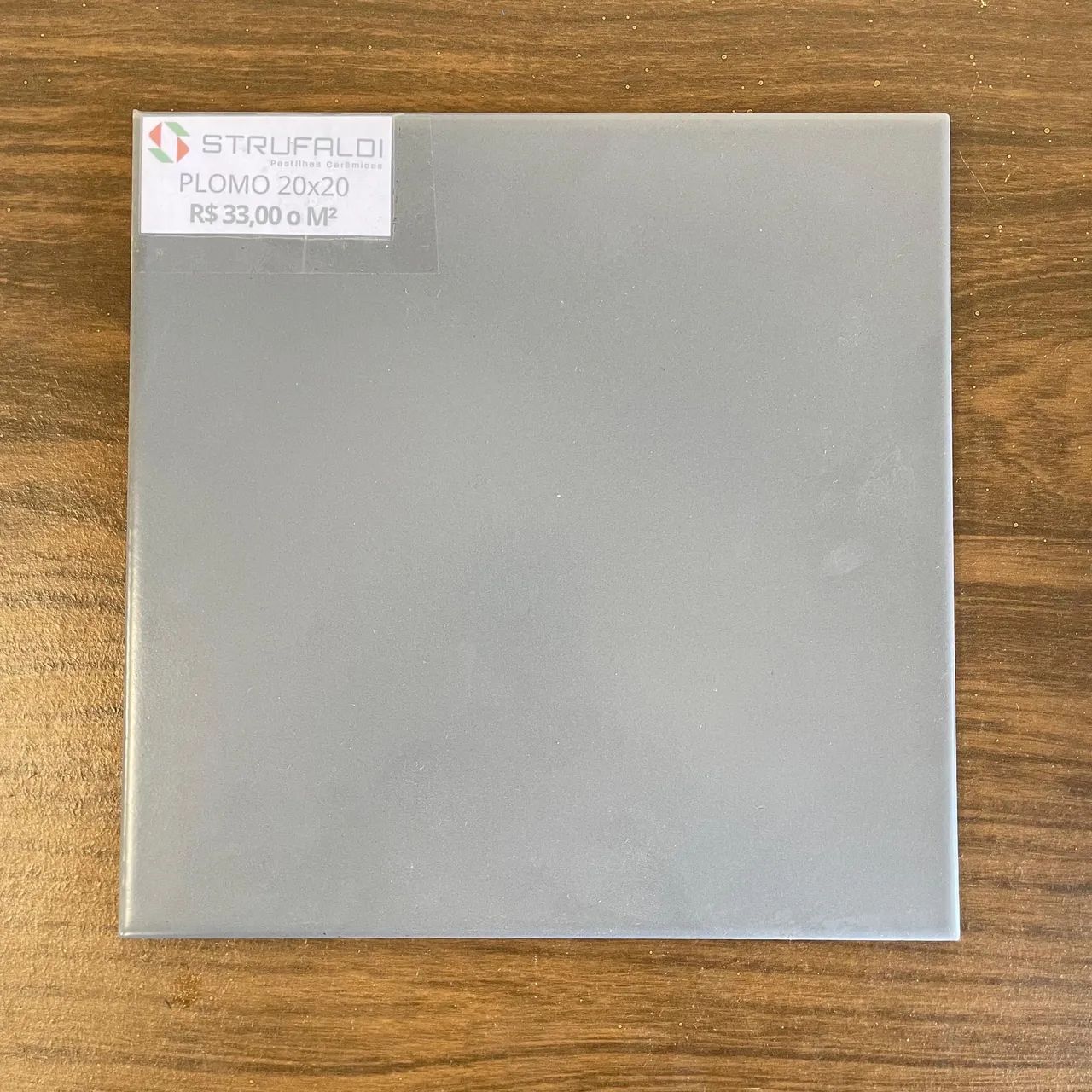 Pastilha Strufaldi Plomo 20x20 por R$33 o m² - Foto 2