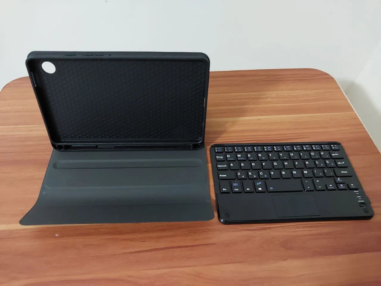 Capa para tablet samsung a9, 8,7" + mini teclado bluetooth