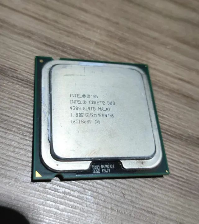 Processador Core2 Duo E4300 1.80Ghz Cache 2M Fsb 800Mhz Socket 775
