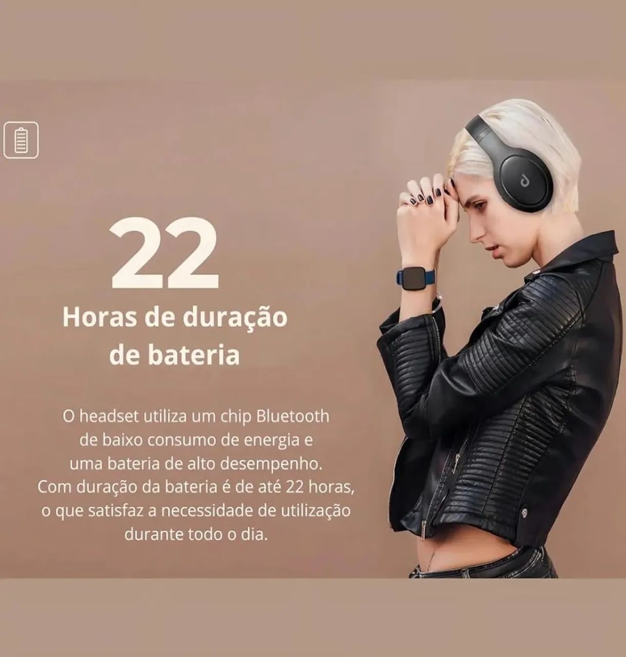 Fone de Ouvido Bluetooth Dapon H02D - Foto 4