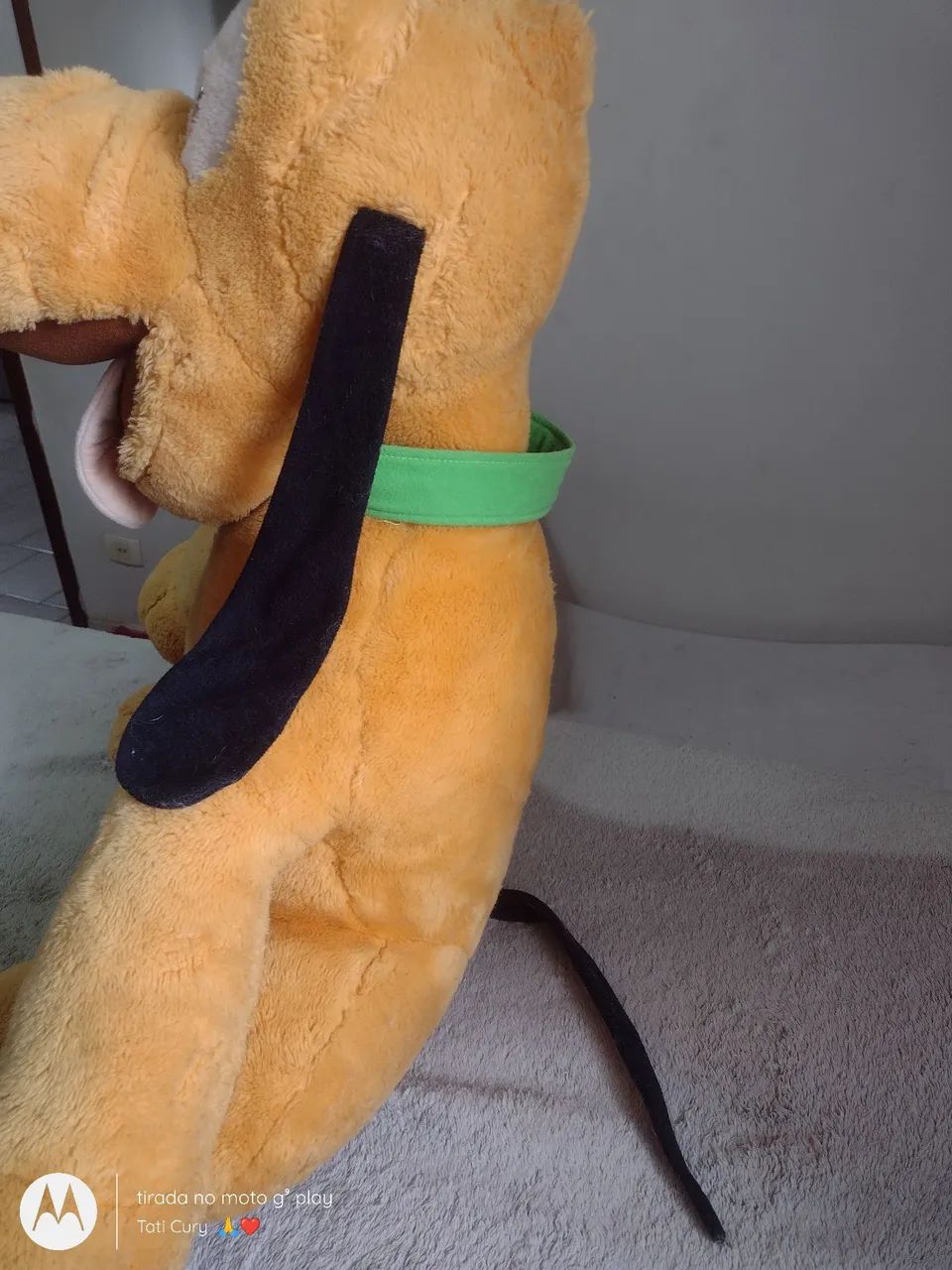 Vendo lindo Pluto de pelúcia 75 cm para retirar em Sorocaba  - Foto 2