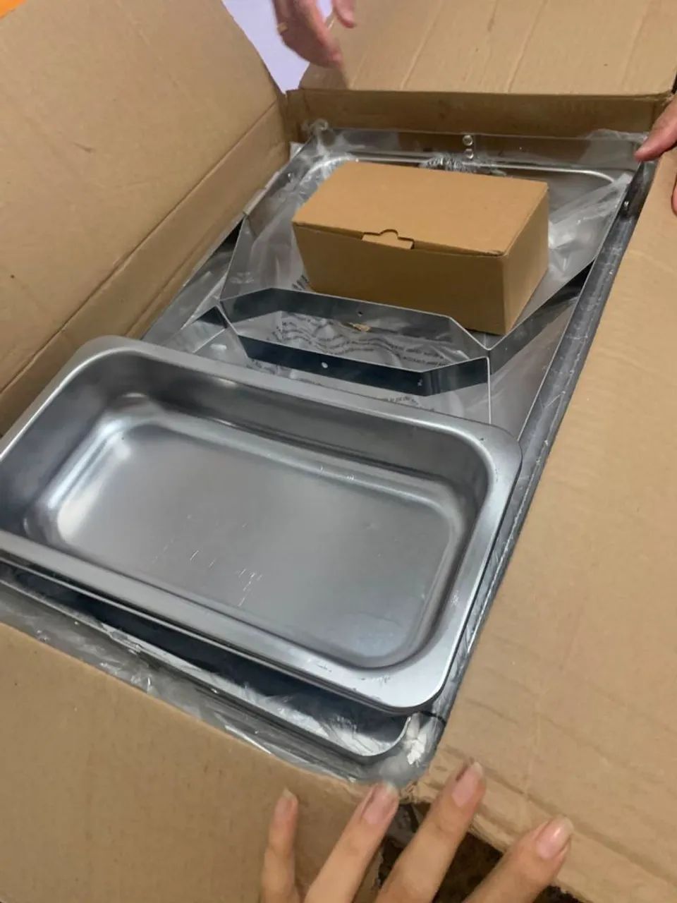 Réchaud inox 3 cubas  - Foto 4