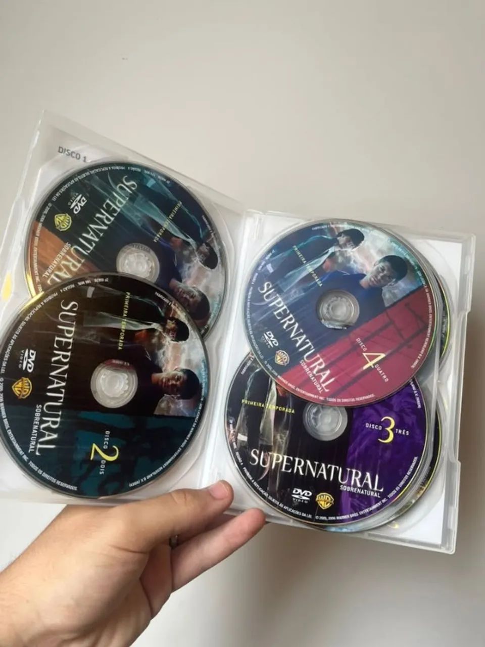 Box DVD Supernatural (Sobrenatural) Temporadas 1 a 8 Completo