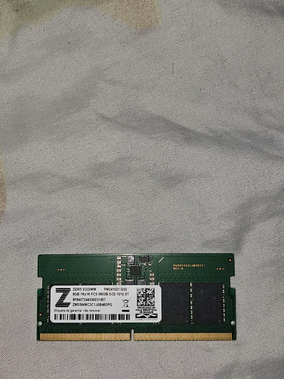 Kit 16GB DDR5 5600MHz (2x8GB) Samsung Notebook (LACRADO) - Memória