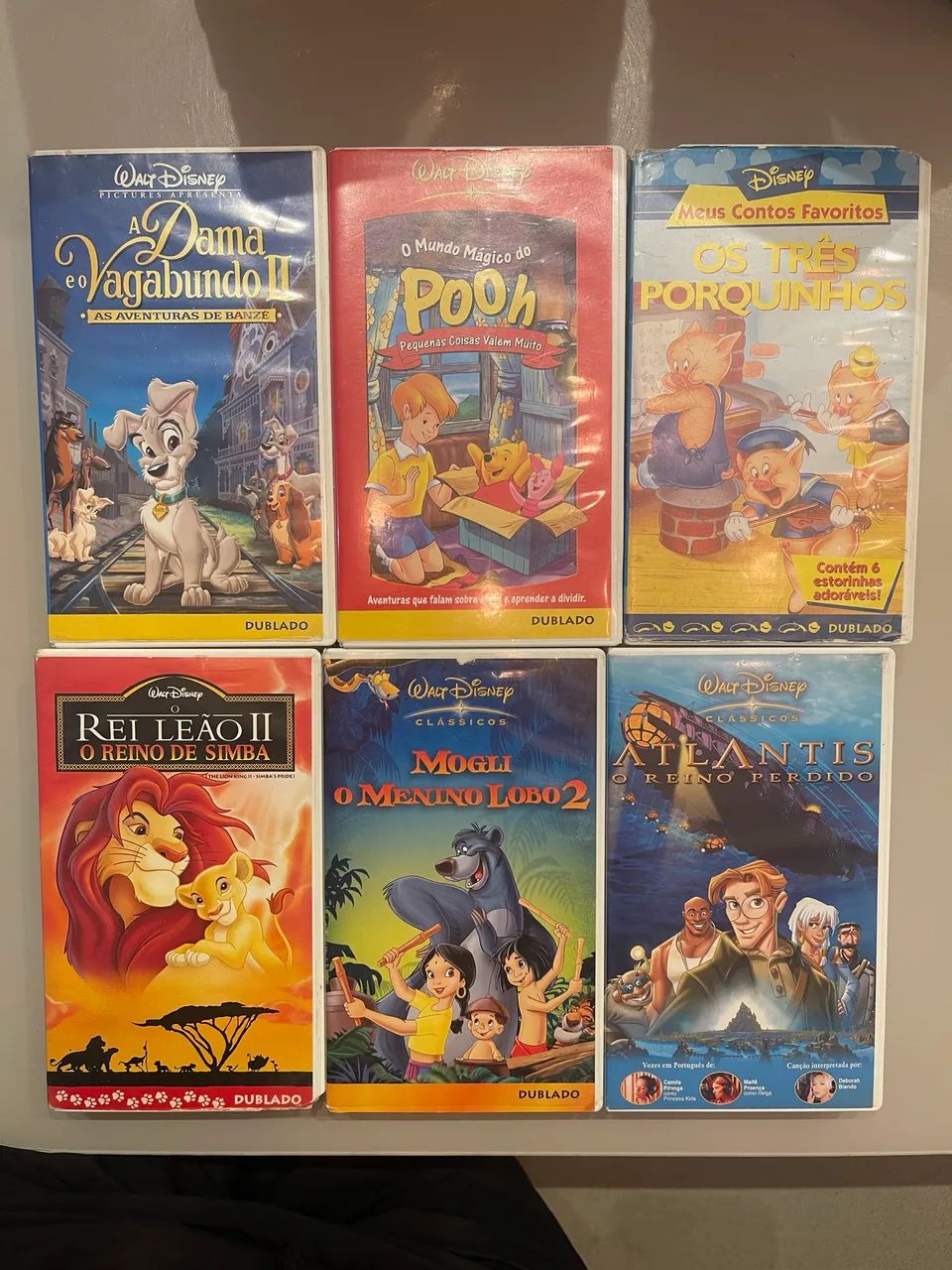 Lote de filmes infantis - VHS
