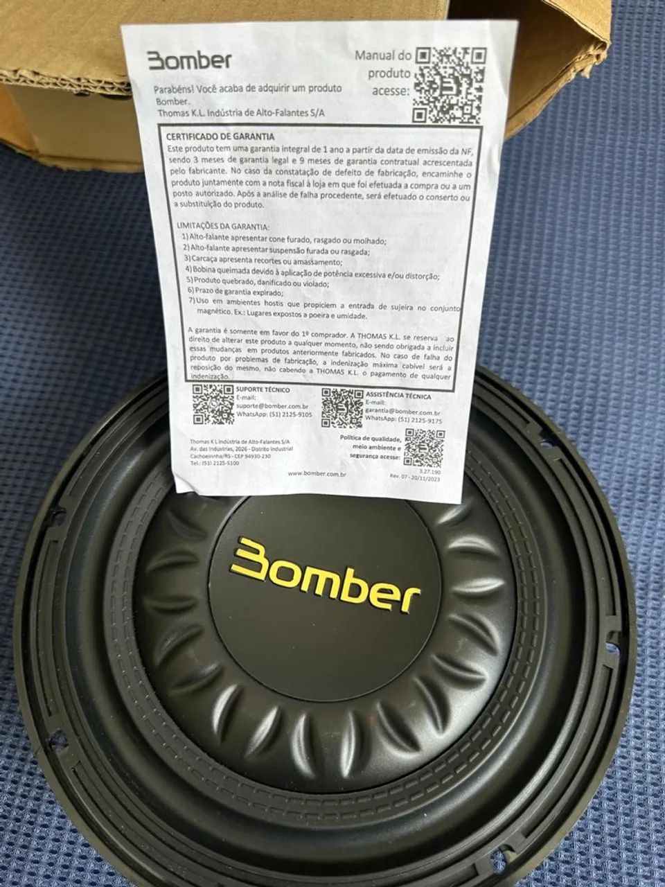 Subwoofer Bomber Slim 8 Polegadas 300W - Foto 2
