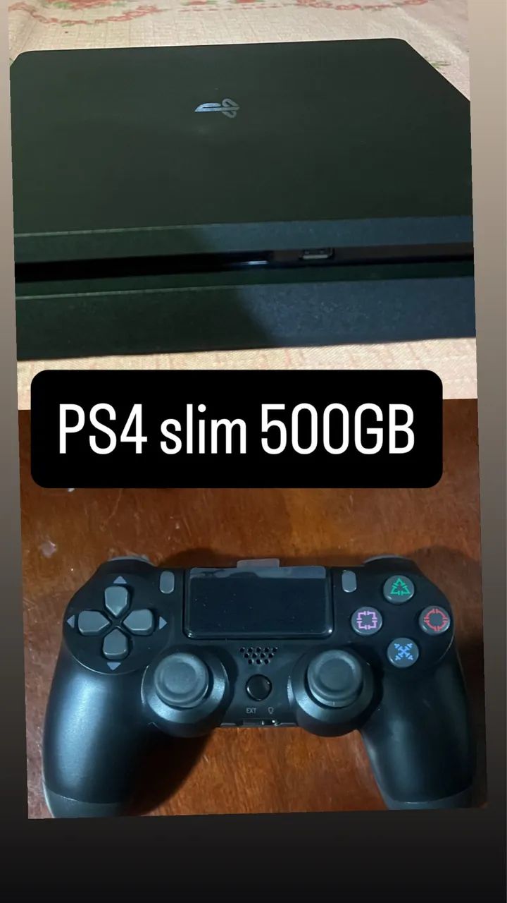 PS4 slim 500GB - Consoles de Vídeo Game - Jardim Alphavile