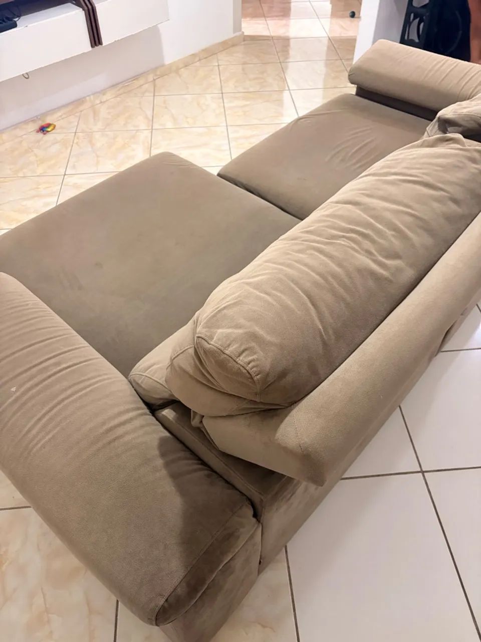 Sofá retrátil e reclinável 4 lugares - Foto 5