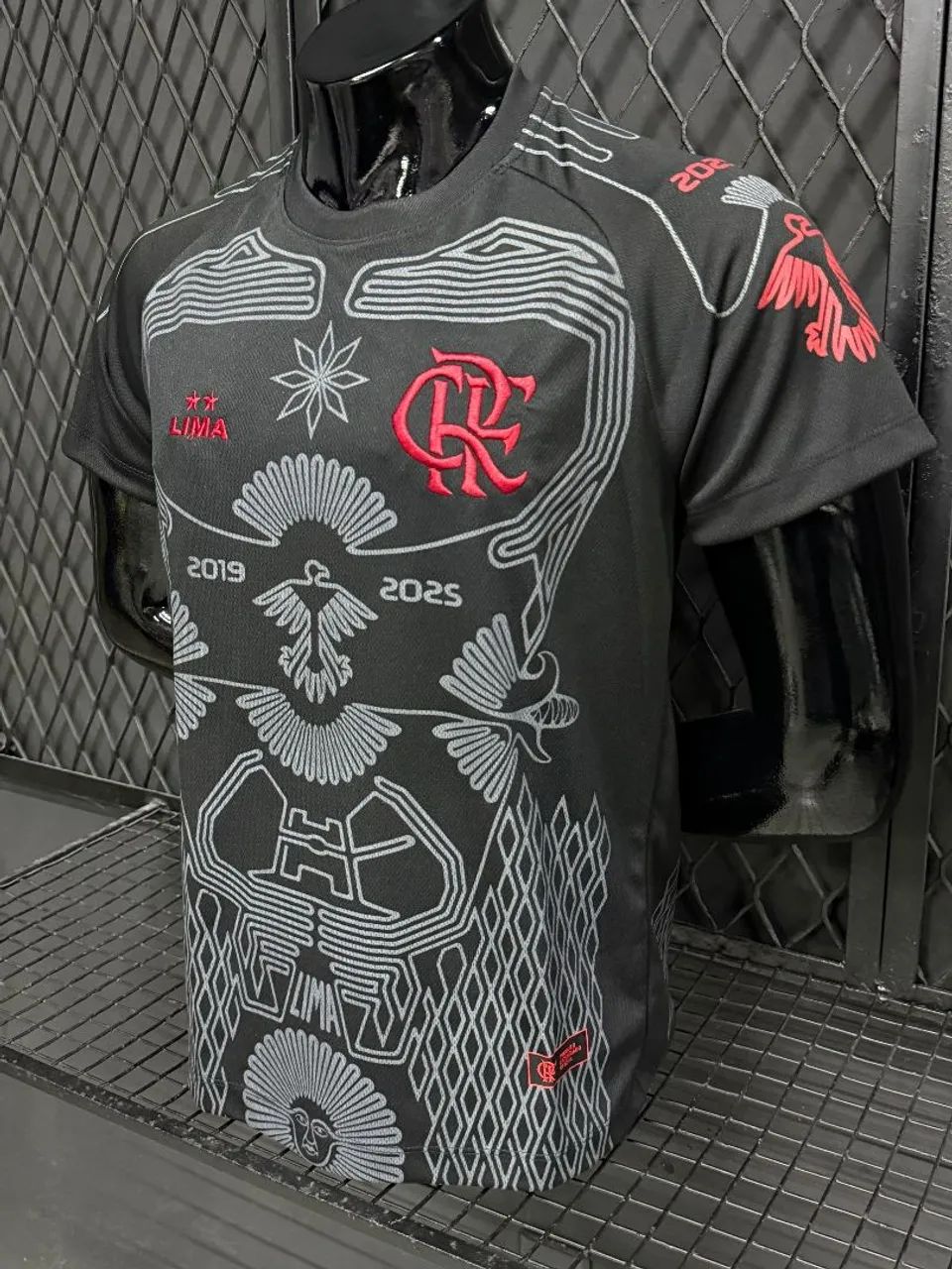 Camisa do Flamengo Preta De Lima - Foto 3