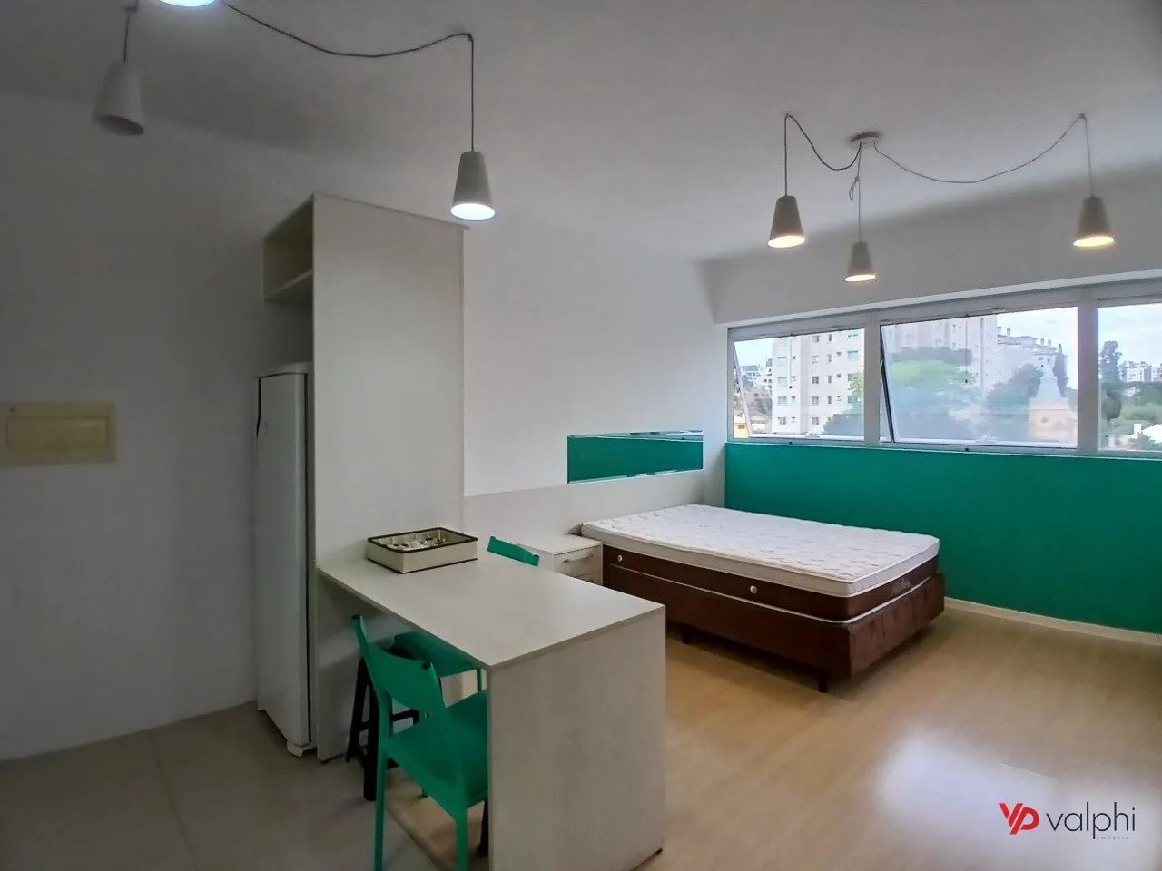 Studio mobiliado para alugar no Centro Cívico - Foto 2