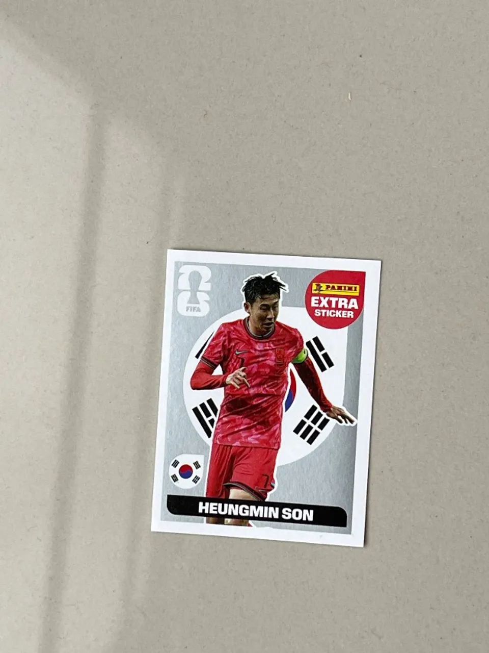 Extra Sticker Prata Son Heung-min Copa 2026 Panini Rara